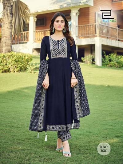 QUEEN 3.0 BY BLUE FASHION RAYON SALWAR KAMEEZ WHOLESLAER IN INDIA